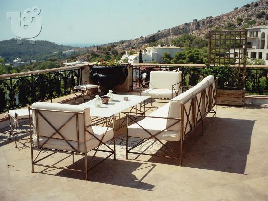 ΕΠΙΠΛΑ ΚΗΠΟΥ ΒΟΛΟΣ Σαλόνια κήπου Βόλος ΤΡΑΠΕΖΙΑ ΚΗΠΟΥ ΒΟΛΟΣ Έπιπλα εξωτερικού χώρου Βόλος ...